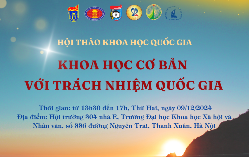 Hội thảo khoa học quốc gia: “Khoa học cơ bản với trách nhiệm quốc gia”